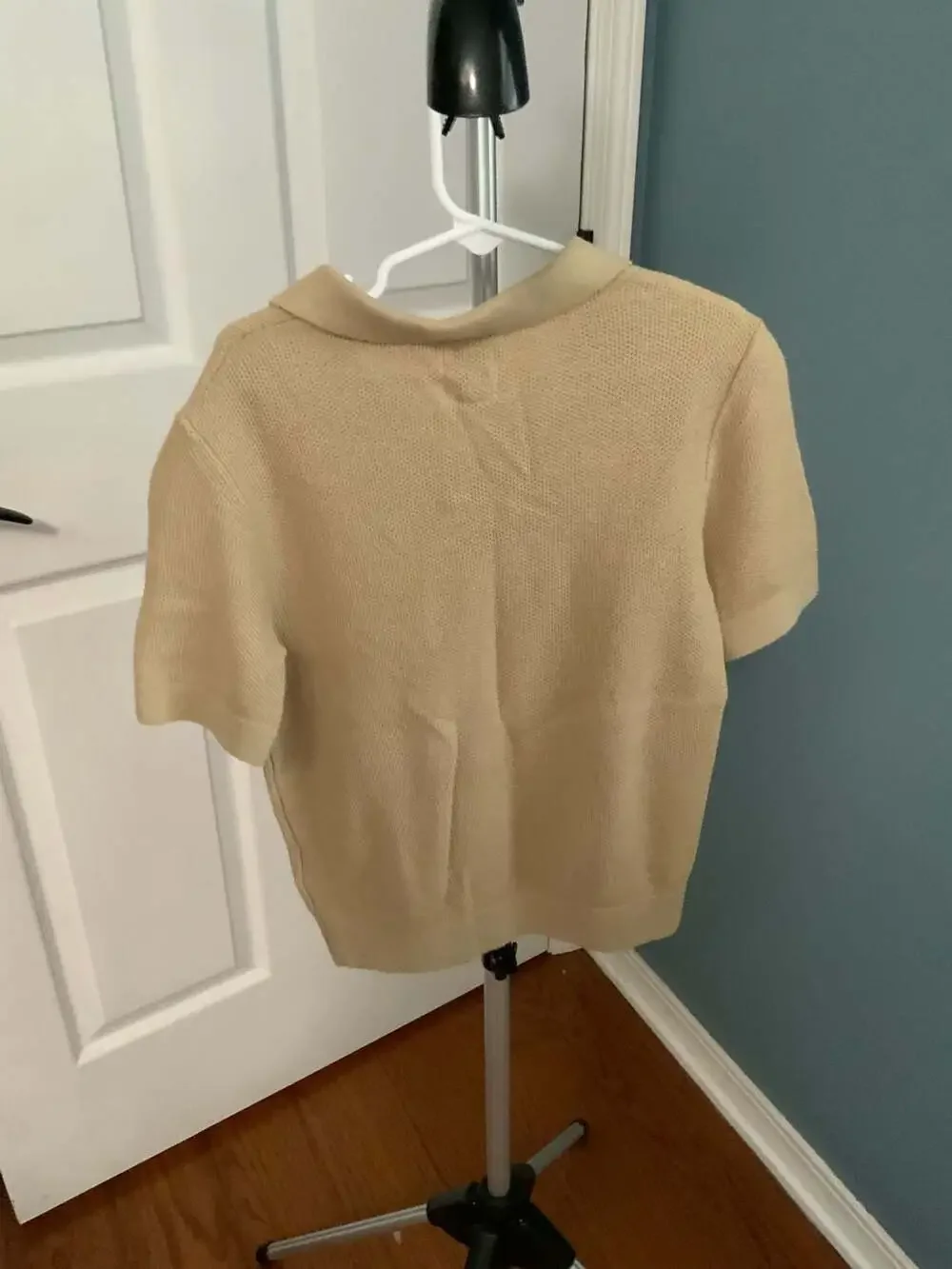 Gap Kids Knit Polo Size Girls Size S Tan Cotton Sweater Shirt